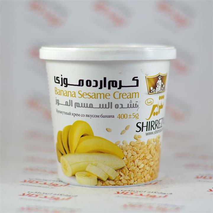 کرم ارده شیررضا Shirreza مدل (Banana(400gr